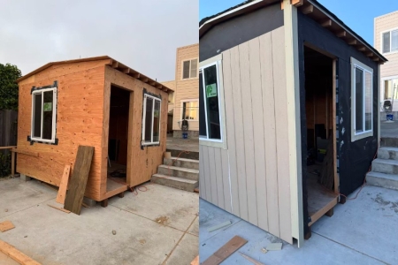 庭院小屋搭建